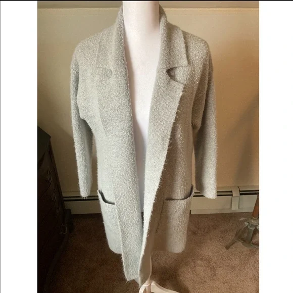 Forever 21 grey long cardigan size Medium - Picture 1 of 3